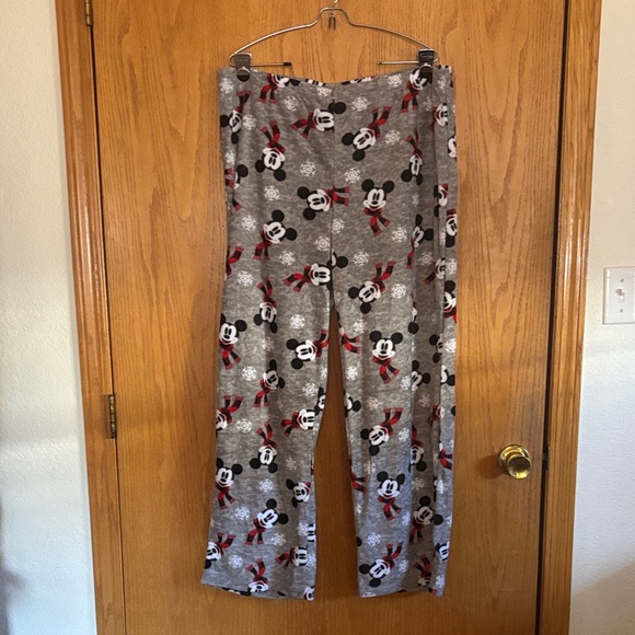 Gray Mickey Mouse Pajama Pants size XXL - Picture 1 of 7
